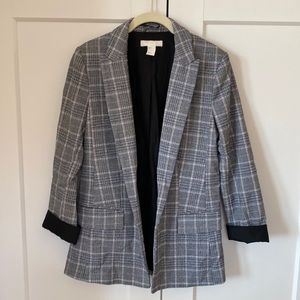 HM plaid blazer